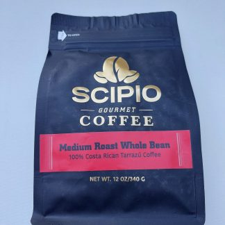 MEDIUM ROASTED - WHOLE BEAN  COFFEE (12 oz)